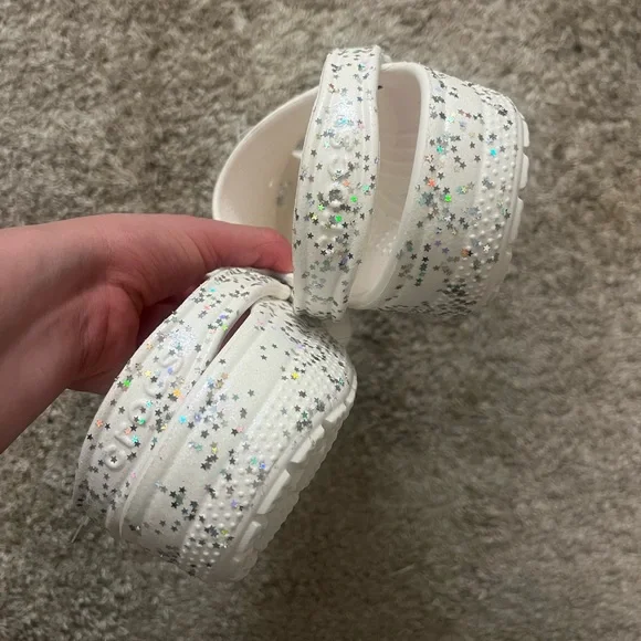 NWT Glittery Adult Unisex Crocs - Picture 2 of 4